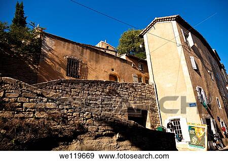 Stock Photo - Bonnieux, Vaucluse, Provence, France. Fotosearch