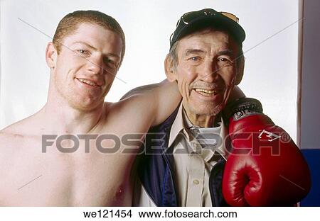 Boxer and coach View Large Photo Image Picture - Boxer and coach. Fotosearch