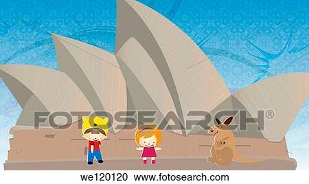 Boy and a girl standing in front of an opera house, Sydney Opera House, Sydney Harbor, Sydney, New South Wales, Australia View Large Photo Image Stock Image - Boy and a girl standing in front of an opera house, Sydney Opera House, Sydney Harbor, Sydney, New South Wales, Australia. Fotosearch
