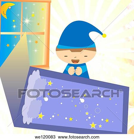 Boy praying before going to bed View Large Photo Image Stock Image - Boy praying before going to bed. Fotosearch
