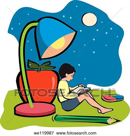 Boy reading a book View Large Photo Image Stock Photo - Boy reading a book. Fotosearch