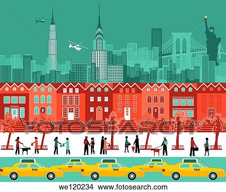 Buildings in a city, New York City, New York State, USA View Large Photo Image Picture - Buildings in a city, New York City, New York State, USA. Fotosearch