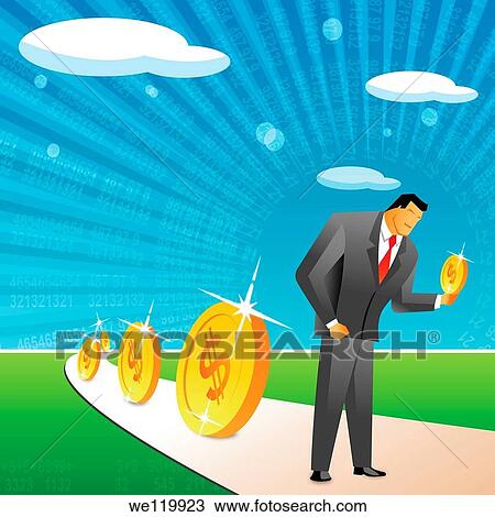 Businessman holding a dollar View Large Photo Image Stock Image - Businessman holding a dollar. Fotosearch