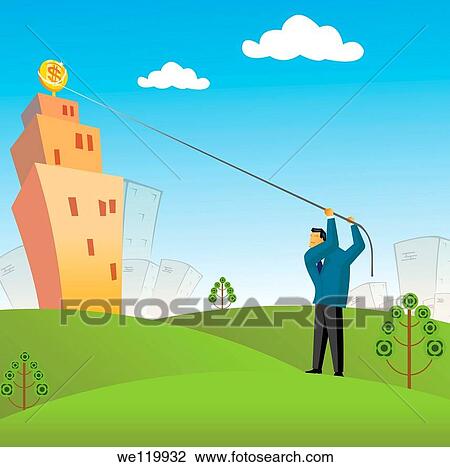 Businessman pulling a coin from the top of a bank View Large Photo Image Stock Image - Businessman pulling a coin from the top of a bank. Fotosearch