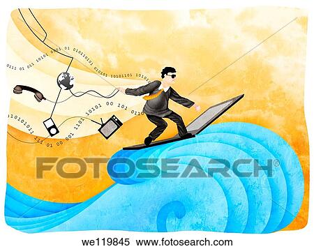 Businessman surfing the net View Large Photo Image Stock Photography - Businessman surfing the net. Fotosearch