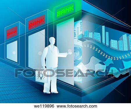 Businessman trying for business loan in a bank View Large Photo Image Stock Photograph - Businessman trying for business loan in a bank. Fotosearch