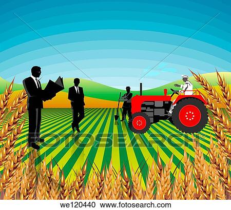 Businessmen and farmers in a field, India View Large Photo Image Stock Image - Businessmen and farmers in a field, India. Fotosearch