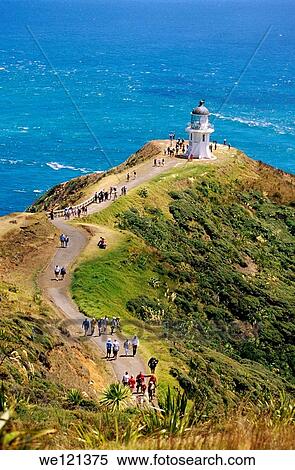 Cape Reinga Northland New Zealand View Large Photo Image Stock Photography - Cape Reinga Northland New Zealand. Fotosearch
