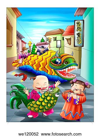 Celebration of Chinese New Year View Large Photo Image Stock Image - Celebration of Chinese New Year. Fotosearch