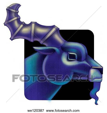 Stock Photo - Close-up of a Capricorn zodiac sign. Fotosearch