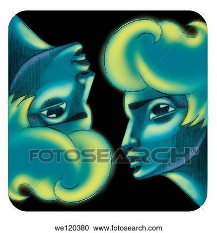 Close-up of a Gemini zodiac sign View Large Photo Image Stock Image - Close-up of a Gemini zodiac sign. Fotosearch