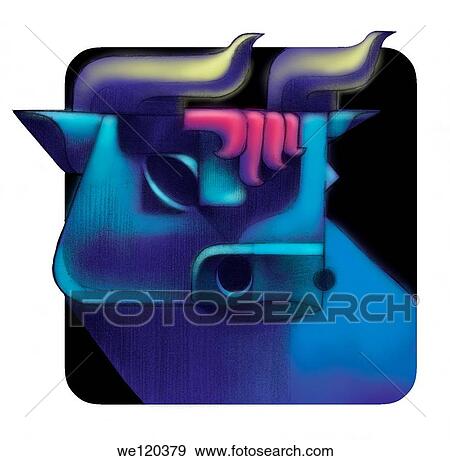 Close-up of a Taurus zodiac sign View Large Photo Image Stock Photo - Close-up of a Taurus zodiac sign. Fotosearch
