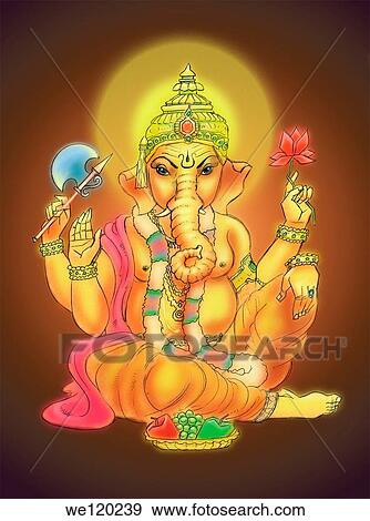 Stock Photo - Close-up of Lord Ganesha. Fotosearch