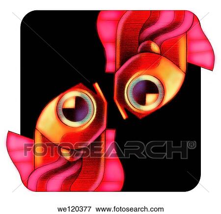 Close-up of Pisces zodiac sign View Large Photo Image Stock Photo - Close-up of Pisces zodiac sign. Fotosearch