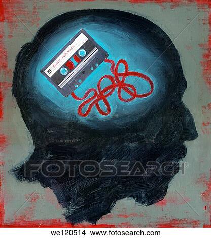 Conceptual illustration of audio cassette scrambled depicting confusion View Large Photo Image Picture - Conceptual illustration of audio cassette scrambled depicting confusion. Fotosearch