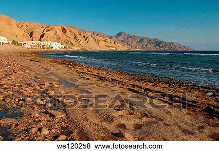 Stock Photo - Desert, Dahab, Red Sea, Egypt, Africa. Fotosearch