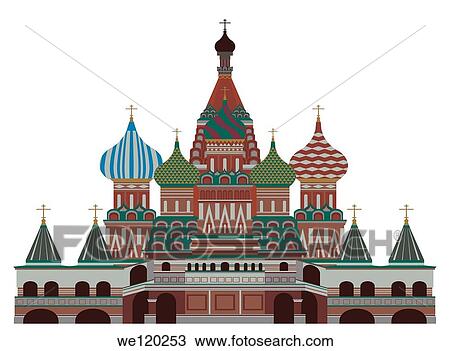 Facade of a cathedral, St Basil´s Cathedral, Red Square, Moscow, Russia View Large Photo Image Stock Image - Facade of a cathedral, St Basil´s Cathedral, Red Square, Moscow, Russia. Fotosearch