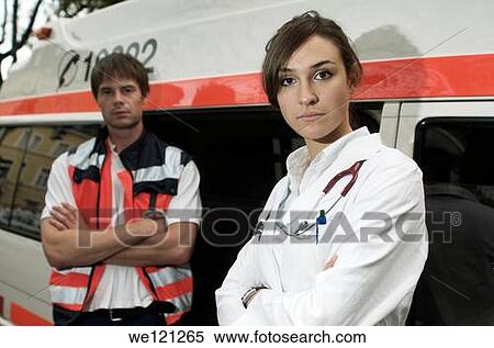 Female doctor and paramedic View Large Photo Image Stock Photography - Female doctor and paramedic. Fotosearch