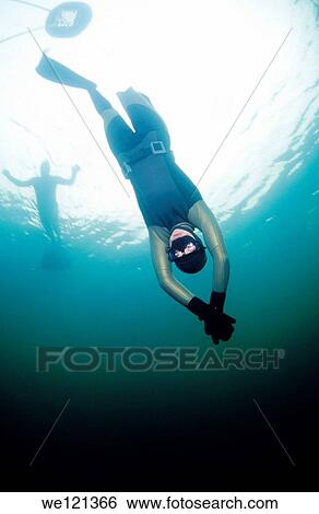 Female freediver Howe Sound Vancouver Canada View Large Photo Image Stock Photograph - Female freediver Howe Sound Vancouver Canada. Fotosearch