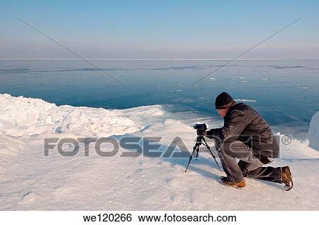 Frozen Black Sea, a rare phenomenon, occured in 1977 for the last time, Odessa, Ukraine, Eastern Europe View Large Photo Image Stock Photograph - Frozen Black Sea, a rare phenomenon, occured in 1977 for the last time, Odessa, Ukraine, Eastern Europe. Fotosearch