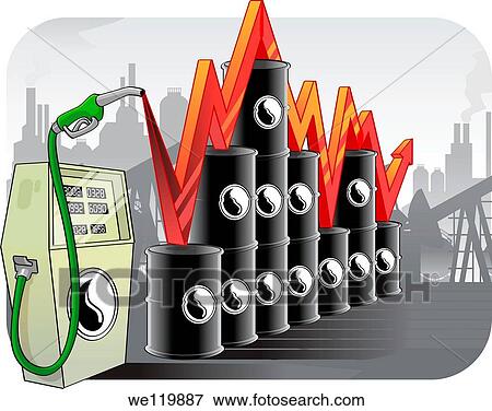 Illustration representing fluctuation in oil prices View Large Photo Image Stock Photo - Illustration representing fluctuation in oil prices. Fotosearch