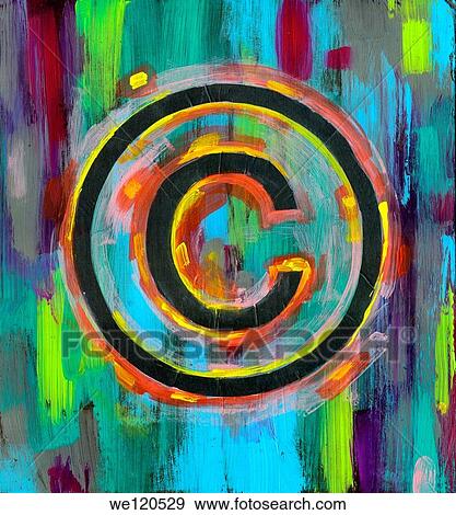 Illustrative image of copyright symbol over multi-colored background View Large Photo Image Stock Photo - Illustrative image of copyright symbol over multi-colored background. Fotosearch