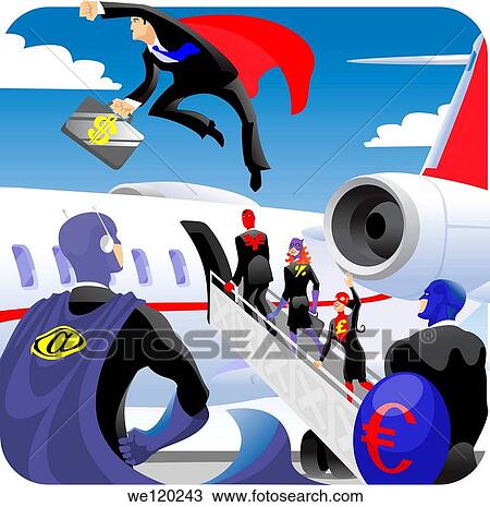 Illustrative representation of business travel View Large Photo Image Stock Image - Illustrative representation of business travel. Fotosearch