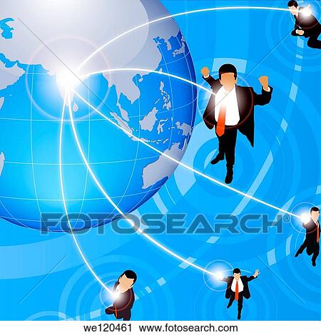 Illustrative representation of global business View Large Photo Image Stock Image - Illustrative representation of global business. Fotosearch