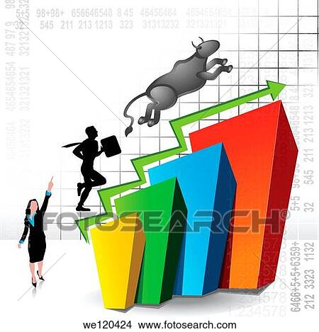 Illustrative representation showing rise in stock market View Large Photo Image Picture - Illustrative representation showing rise in stock market. Fotosearch