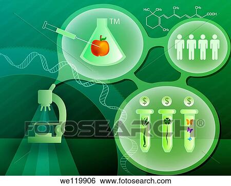 Illustrative representation showing hybridization technology View Large Photo Image Stock Photograph - Illustrative representation showing hybridization technology. Fotosearch