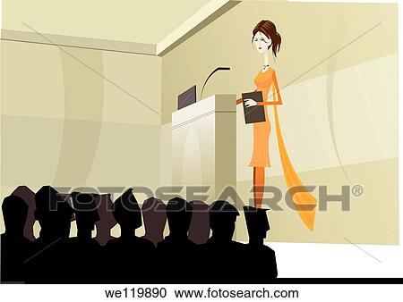 Indian businesswoman giving a lecture View Large Photo Image Stock Image - Indian businesswoman giving a lecture. Fotosearch