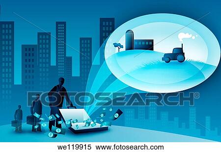 Investors investing money for agriculture View Large Photo Image Stock Photography - Investors investing money for agriculture. Fotosearch