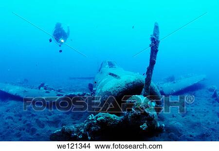 Japanese Zero fighter Kimbe Bay Papua New Guinea View Large Photo Image Picture - Japanese Zero fighter Kimbe Bay Papua New Guinea. Fotosearch
