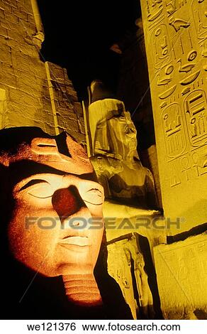 Stock Photograph - Luxor temple Luxor Egypt. Fotosearch