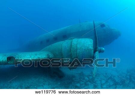 plane wreck Douglas DC-3 ´Dakota´, Mediterranean Sea, Turkey, Kash View Large Photo Image Stock Photograph - plane wreck Douglas DC-3 ´Dakota´, Mediterranean Sea, Turkey, Kash. Fotosearch