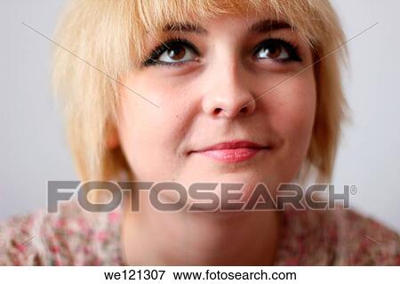 Portrait of expressive young woman in Bucharest, Romania View Large Photo Image Stock Photo - Portrait of expressive young woman in Bucharest, Romania. Fotosearch