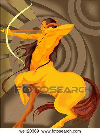 Sagittarius zodiac sign View Large Photo Image Stock Photo - Sagittarius zodiac sign. Fotosearch