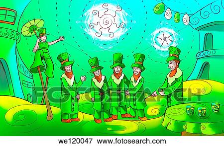 Saint Patrick´s Day celebration in Republic of Ireland View Large Photo Image Stock Photo - Saint Patrick´s Day celebration in Republic of Ireland. Fotosearch
