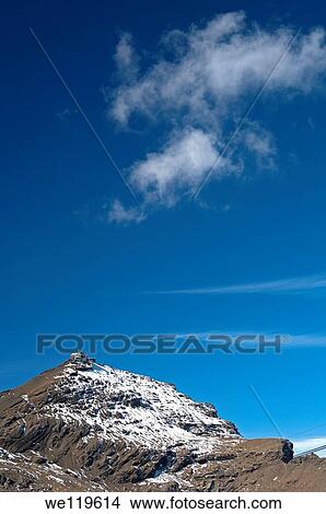 Top of the Schilthorn with the revolving restaurant Piz Gloria, Berner Alpen, Switzerland View Large Photo Image Picture - Top of the Schilthorn with the revolving restaurant Piz Gloria, Berner Alpen, Switzerland. Fotosearch