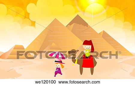 Tourist near pyramids with a guide, Giza Pyramids, Giza, Egypt View Large Photo Image Stock Image - Tourist near pyramids with a guide, Giza Pyramids, Giza, Egypt. Fotosearch