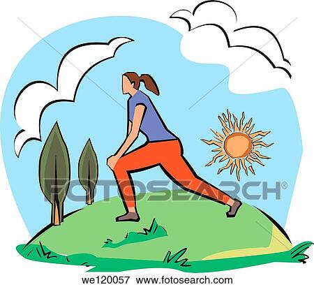 Woman exercising View Large Photo Image Stock Photo - Woman exercising. Fotosearch
