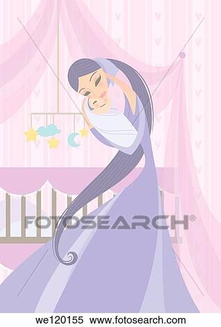 Woman holding her baby View Large Photo Image Stock Photography - Woman holding her baby. Fotosearch