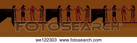 Ancient Egyptian painting View Large Photo Image Stock Image - Ancient Egyptian painting. Fotosearch