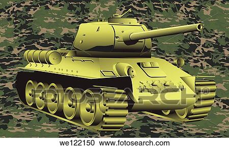 Stock Image - Army tank. Fotosearch