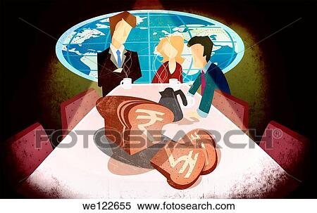 Board of directors meeting with rupee symbol breads on table View Large Photo Image Stock Photography - Board of directors meeting with rupee symbol breads on table. Fotosearch