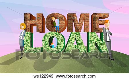 Bricks and paper currency representing the concept of home loan View Large Photo Image Stock Image - Bricks and paper currency representing the concept of home loan. Fotosearch