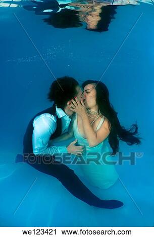 Bridal couple, underwater wedding in pool, Odessa, Ukraine, Eastern Europe View Large Photo Image Stock Image - Bridal couple, underwater wedding in pool, Odessa, Ukraine, Eastern Europe. Fotosearch