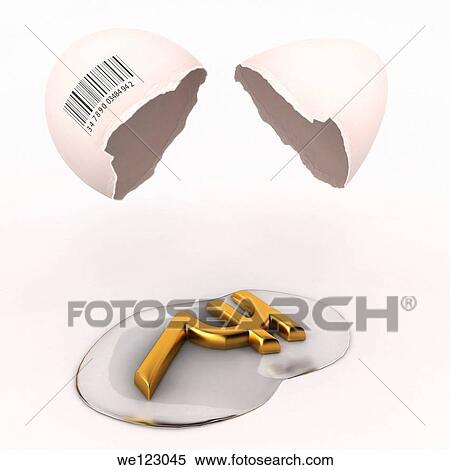 Broken egg with barcode and Indian Rupee symbolizing the concept of new business View Large Photo Image Stock Photography - Broken egg with barcode and Indian Rupee symbolizing the concept of new business. Fotosearch