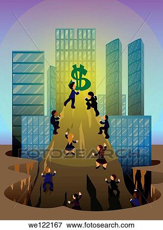 Business executives competing to reach the top View Large Photo Image Stock Photo - Business executives competing to reach the top. Fotosearch
