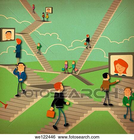 Business executives on stairs View Large Photo Image Stock Photograph - Business executives on stairs. Fotosearch